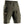 FjallRaven olive green cargo shorts with zippered pockets and side cargo pockets