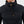 Fjallraven black fleece hoodie with chest pocket and leather zipper pulls