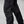 FjallRaven black technical trousers with zippered side vents and reinforced knee panels