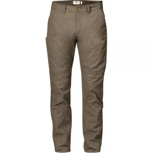 Fjallraven brown trousers with button closure and belt loops