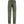 Back view of olive green FjallRaven cargo trousers with side pockets and buttoned cuffs