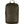 FjallRaven olive green backpack with a leather handle and front zipper pocket
