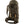 Back view of dark green FjallRaven Kajka backpack showing wooden frame and adjustable harness system