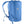 Blue FjallRaven duffel backpack with shoulder straps and side pocket