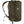 FjallRaven olive green cylindrical backpack with shoulder straps and logo patch