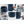 Fjallraven blue backpack showing various storage compartments and features