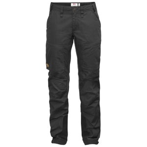 FjallRaven black outdoor trousers with cargo pockets