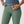 Close up of Fjallraven green leggings with drawstring waist and side pockets