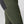 Close up of FjallRaven olive green leggings with dark grey textured side panels and logo patch
