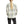 Back view of a person wearing a FjallRaven grey and white plaid flannel shirt