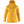 FjallRaven yellow hooded anorak jacket with front pocket and snap buttons