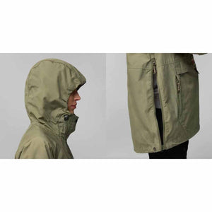 FjallRaven jacket hood and side zipper detail