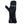 FNDN black heated mitten with grey side panels and adjustable wrist strap