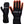 FNDN heated gloves with glowing red finger heating elements