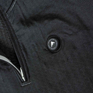 FNDN black fabric with a circular branded power button