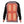 Back view of a grey and black long sleeve shirt with glowing red heating elements on the back and cuffs