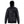 FNDN black quilted hooded puffer jacket with chest pocket