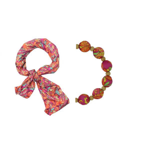 Nano-Ice Cooling Necklace + Scarf | 2+ Hours of Cooling Relief - Paisley
