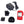 Glovii battery charger set with international power adapters and red battery pack