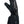 Volt black heated mitten with adjustable wrist strap and zipper pocket