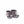 Set of two titanium camping pots and two pans with folding handles