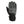 Seirus grey and black knit glove with black fleece palm and cuff