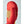 Hestra red insulated mitten with tan suede palm patch