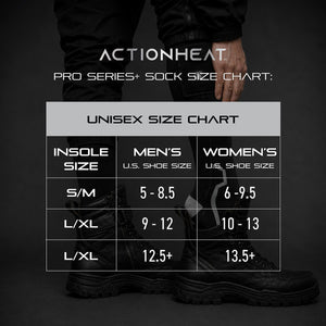 Open Box ActionHeat Pro Series+ Bluetooth Wool Heated Socks