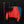 Orange and blue dry tops hanging on a rack with black drying hangers