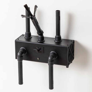 GearDryer wall mounted boot and glove dryer with five black air nozzles
