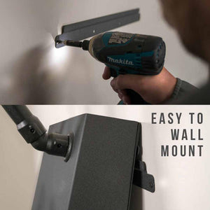 GearDryer wall mount installation using a power drill