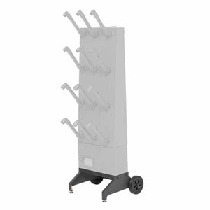 Portable boot and glove dryer rack with multiple drying nozzles