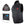 Gears Canada black heated vest with Zepto fiber heat technology logo and battery pack detail