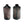 Gears Canada black heated vest showing front and back views with red heating element lines