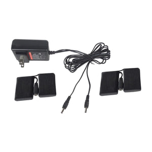Gears Canada dual battery charger with wall plug and two battery packs