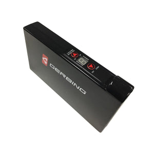 Gerbing lithium polymer battery pack with digital power display and control buttons