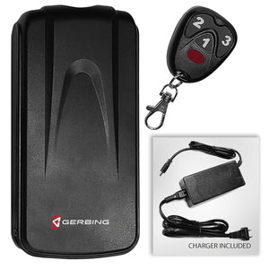Gerbing battery pack with remote control and wall charger