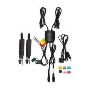 Gerbing dual portable temperature controller kit with wiring harnesses and assorted fuses