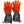 Gerbing heated leather motorcycle gloves with visible orange heating elements