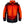 Gerbing heated jacket with visible orange heating elements in the collar chest and sleeves