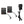 Gerbing dual battery charger set with power adapter