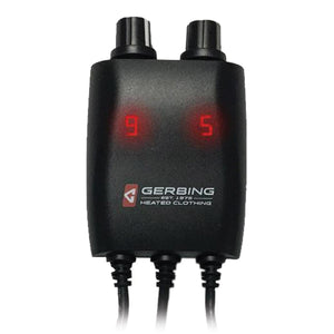 Gerbing dual portable temperature controller with two knobs and red digital display