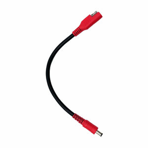Gerbing coaxial power cable with red connectors