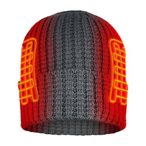 Gerbing heated beanie with visible internal heating elements