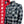 Gerbing grey and black plaid heated flannel shirt with battery and charger features listed