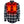 Red and black plaid flannel shirt with glowing orange heating elements on the chest