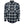 Gerbing grey and black plaid long sleeve button down shirt with two chest pockets