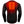 Black long sleeve shirt with glowing orange heating elements on the back