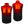 Gerbing heated vest showing front and back heating elements