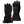 Pair of black Gerbing heated gloves with wrist strap and power button